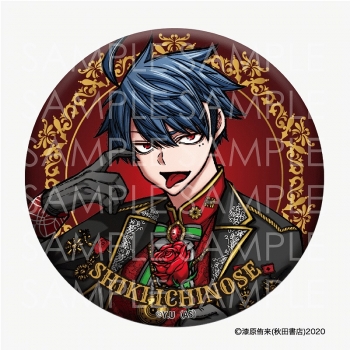 グッズ-バッチ】＜桃源暗鬼 × CHARACHA＞ グリッター缶バッジ 一ノ瀬 