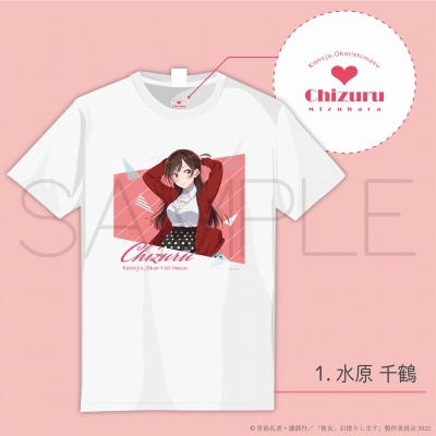 【グッズ-Tシャツ】TVDrama 「彼女、お借りします」 Tシャツ 水原千鶴(メンズL)
