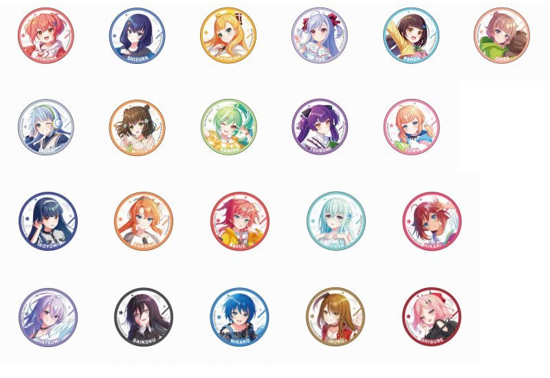 【グッズ-バッチ】ワールドダイスター 夢のステラリウム 缶バッチコレクション：21種セット