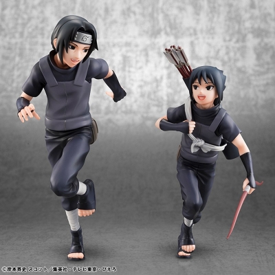 【フィギュア】G.E.M.シリーズ NARUTO-ナルト- 疾風伝 うちはイタチ&サスケ 完成品フィギュア【再販】
