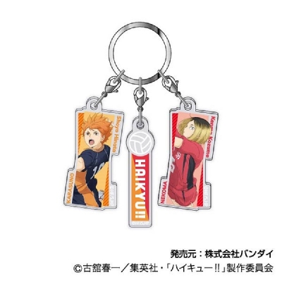 【グッズ-キーホルダー】ハイキュー!! 3連プチアクリルキーホルダー01 日向 翔陽・孤爪 研磨