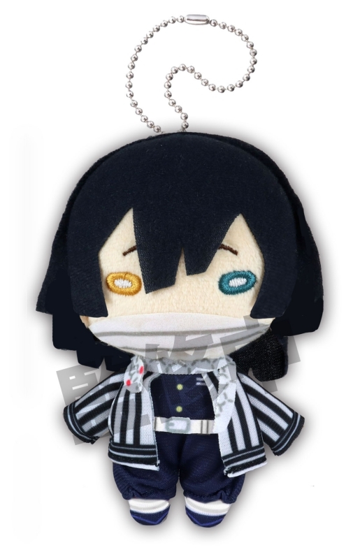 グッズ マスコット 鬼滅の刃 にとたん ボールチェーン付ぬいぐるみ 伊黒小芭内 アニメイト