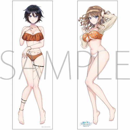 グッズ-ピローケース】ドルフィンウェーブ 抱き枕カバー/住乃絵紫苑  