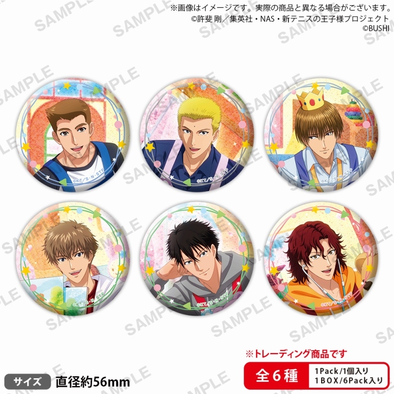 新テニスの王子様 RisingBeat トレーディングホログラム缶バッジ  