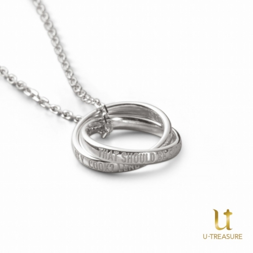 グッズ ネックレス ワンピース ゾロ サンジ ダブルリングネックレス シルバー アニメイト