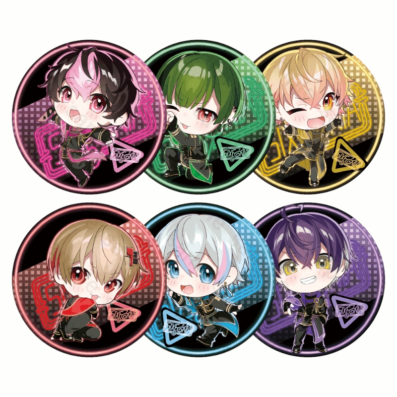 グッズ > バッチ類 > 【グッズ-バッチ】シクフォニ ランダム缶バッジ 