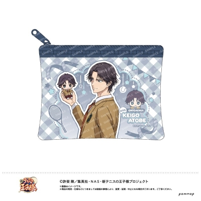 【グッズ-ポーチ】新テニスの王子様 ミニクリアポーチ-おきがえぬいといっしょ- (D 跡部景吾)