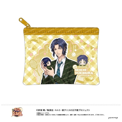 【グッズ-ポーチ】新テニスの王子様 ミニクリアポーチ-おきがえぬいといっしょ- (E 幸村精市)