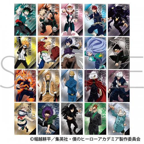 グッズ-ポストカード】僕のヒーローアカデミア メタルポストカード 