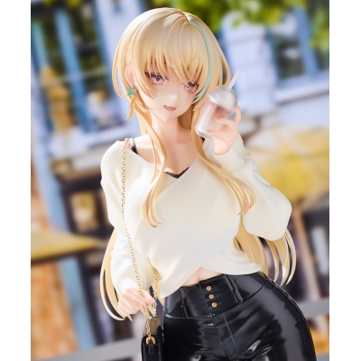 【美少女フィギュア】恋ヶ窪あおい Illustrated by ふじ子 1/4 完成品フィギュア レザーパンツ豪華版
