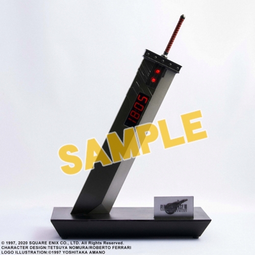 グッズ-時計】ファイナルファンタジーVII リメイク デジタルクロック  
