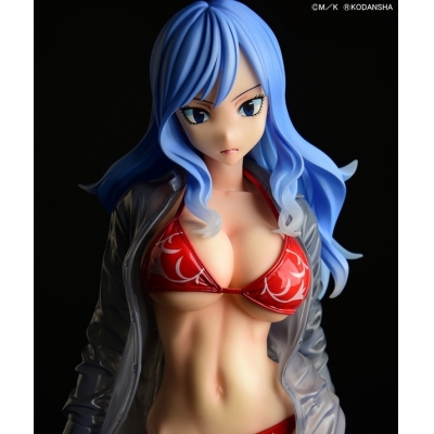 【美少女フィギュア】FAIRY TAIL ジュビア・ロクサー Gravure_Style 『赤ビキニ!!』 濡れ透けワイシャツSP 1/6 完成品フィギュア