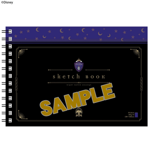 グッズ スケッチブック ディズニー ツイステッドワンダーランド B6スケッチブック ポムフィオーレ アニメイト