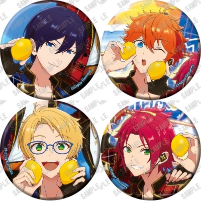 【グッズ-バッチ】あんさんぶるスターズ!! 缶バッジ4種セット 月刊ザテレビジョン表紙Ver.