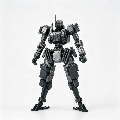 【プラモデル】3 min projectシリーズ FENRIR(フェンリル)突撃型(ディープシルバー) 1/18