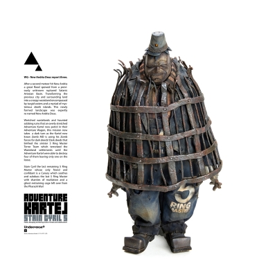 【アクションフィギュア】Adventure Kartel(アドベンチャーカルテル) 5 RING MASTER - STAIN CYRIL(ファイブリングマスター ステインセロ) 1/6