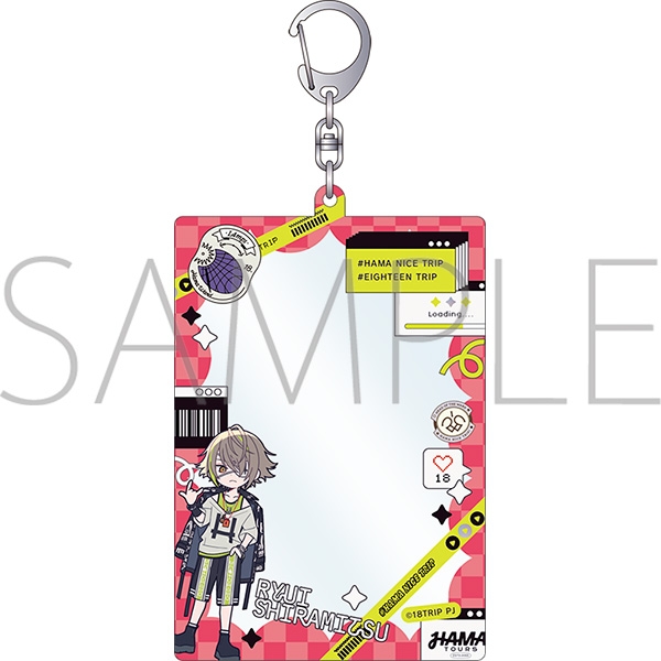 【グッズ-カードケース】18TRIP 硬質カードホルダー／白光 琉衣