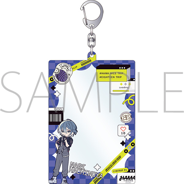 【グッズ-カードケース】18TRIP 硬質カードホルダー／蜂乃屋 凪