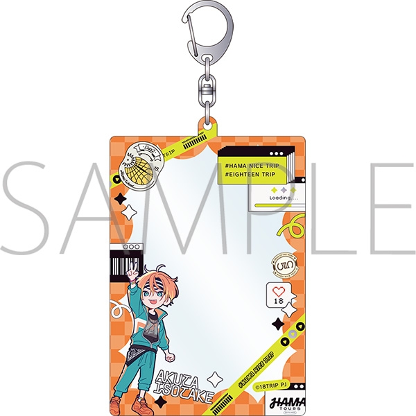 【グッズ-カードケース】18TRIP 硬質カードホルダー／五十竹 あく太