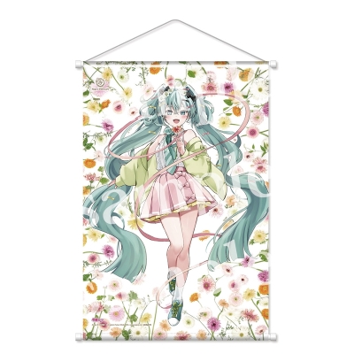 【グッズ-タペストリー】初音ミク×Start Flowers B2タペストリー ガーベラ