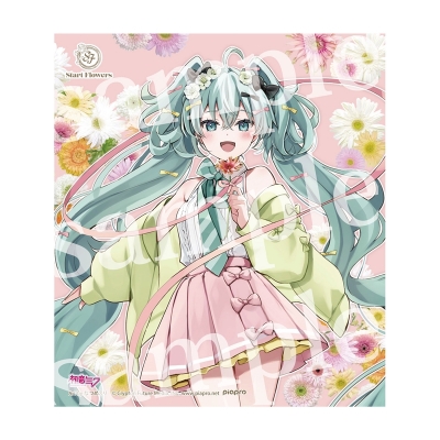 【グッズ-色紙】初音ミク×Start Flowers ミニ色紙 ガーベラ