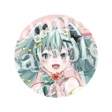 【グッズ-バッチ】初音ミク×Start Flowers 缶バッジ ガーベラの画像