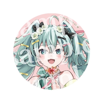 【グッズ-バッチ】初音ミク×Start Flowers 缶バッジ ガーベラ