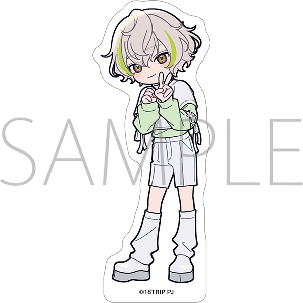 【グッズ-ステッカー】18TRIP ステッカー／白光 糖衣