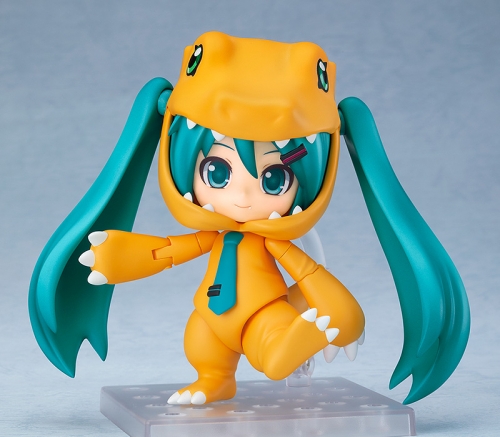 アクションフィギュア キャラクター ボーカル シリーズ01 初音ミク デジモンアドベンチャー ねんどろいど 初音ミク きぐるみアグモンver アニメイト