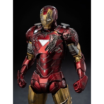 【アクションフィギュア】Marvel Studios' The Infinity Saga (マーベル・スタジオの『インフィニティ・サーガ』) DLX Iron Man Mark 6 (Battle Damaged) (DLX アイアンマン・マーク6(バトルダメージ)) 1/12