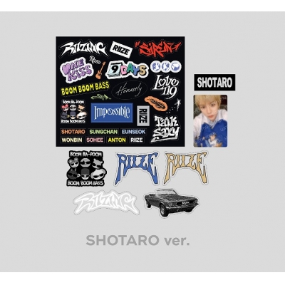 【グッズ-ステッカー】RIIZE ミニ1集 RllZING MD リムーバブルステッカー SHOTARO