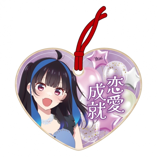 【グッズ-ストラップ】彼女、お借りします 描き下ろし絵馬風ストラップ ドレスver./八重森みに