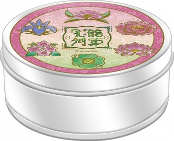 グッズ-食品】White Tails 缶入り烏龍茶 花龍列車【アニメイトカフェ 