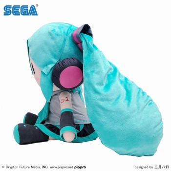グッズ-ぬいぐるみ】初音ミク ふわぷち どでかジャンボぬいぐるみ 