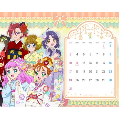 【カレンダー】プリキュアオールスターズ 27CL-016 プリキュアオールスターズ 2027年卓上カレンダー