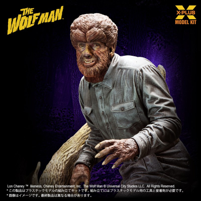 【プラモデル】映画『The WOLF MAN』ロン・チェイニー・ジュニア as 狼男 1/8【再販】
