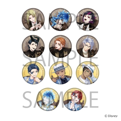 【グッズ-バッチ】ディズニー ツイステッドワンダーランド 缶バッジコレクション(ラ・ボンボニエールver.) ~Winter&Summer~