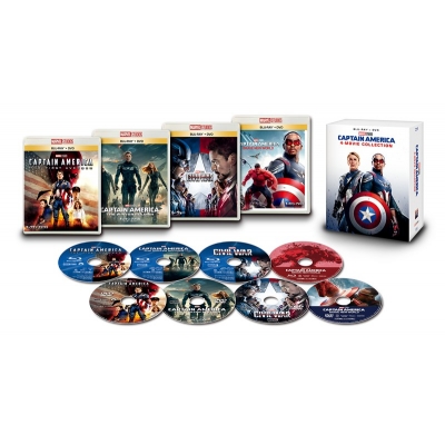 【Blu-ray】映画 キャプテン・アメリカ:4ムービー・コレクション(ブルーレイ + DVD)