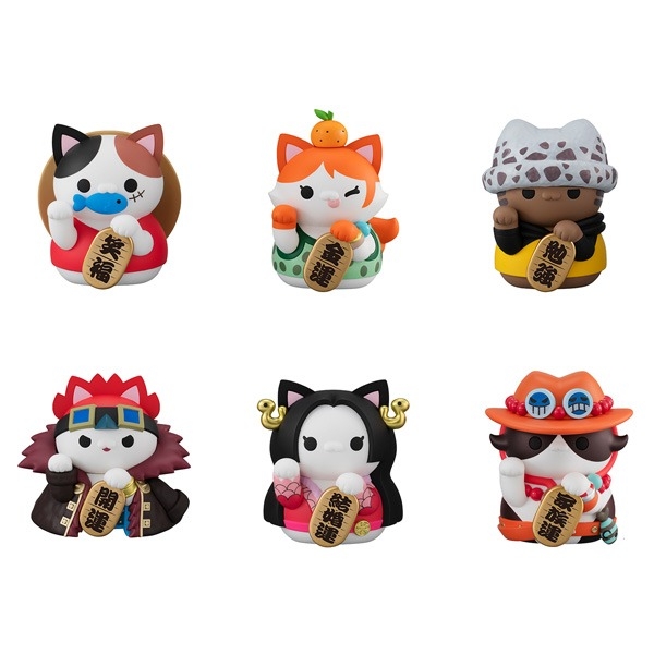 【トレーディングフィギュア】ONE PIECE MEGA CAT PROJECT ニャンピースニャーン！ 招き猫FORTUNE LUCKY☆CAT PIRATES