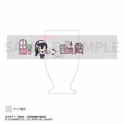 【グッズ-タンブラー・グラス】呪術廻戦 懐玉・玉折×サンリオキャラクターズ レトログラス 天内理子・こぎみゅん