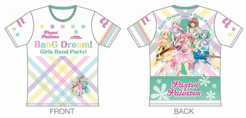 グッズ Tシャツ バンドリ ガールズバンドパーティ ツーリングtシャツ Pastel Palettes Ver Xlサイズ アウローラ アニメイト