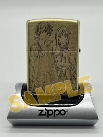 グッズ-ライター】ソードアート・オンライン Zippo(キリト&アスナ 