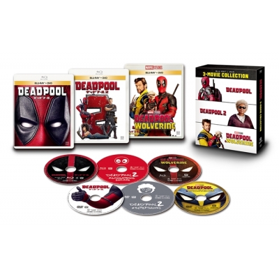 【Blu-ray】映画 デッドプール:3ムービー・コレクション (ブルーレイ + DVD)