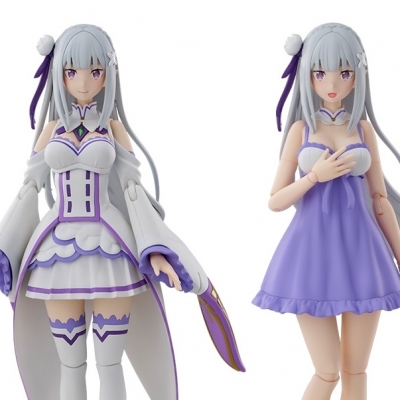 【プラモデル】KADOKAWA PLASTIC MODEL SERIES 「Re:ゼロから始める異世界生活」 エミリア DX ver.