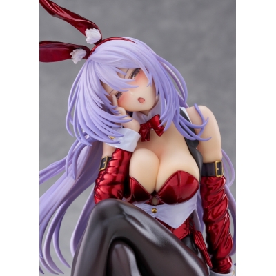 【美少女フィギュア】はにかみ彼女 天笠綴 Bunny Style Illustrated by ピロ水 (クリスマスサンタバニーColor) 1/7 完成品フィギュア