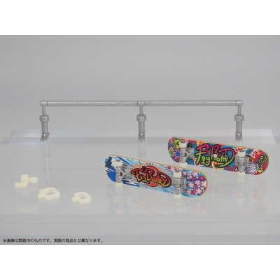 【プラモデル】プリプラ フィギュアのスポーツ スケートボード ストリート柄 1/12