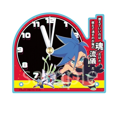 【グッズ-時計】プロメア アクリル置時計