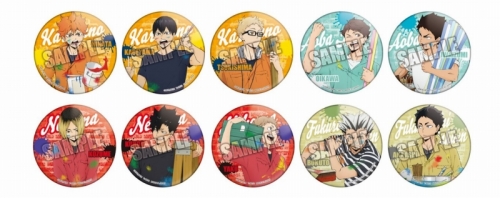グッズ-バッチ】ハイキュー!! カラパレ ペイントスーツ 缶バッジ 