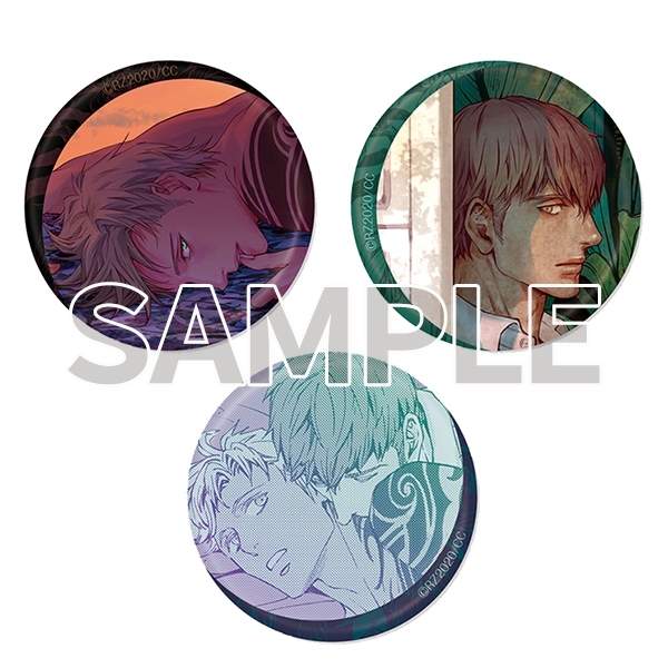 【グッズ-バッチ】シャングリラの鳥 缶バッジセット（3個1セット）