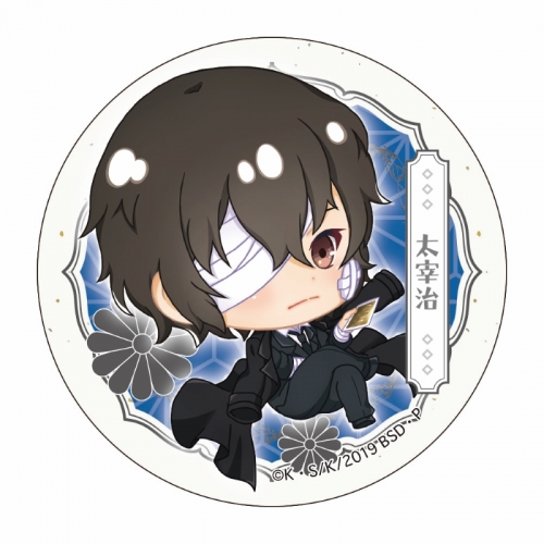 グッズ-バッチ】文豪ストレイドッグス ぽぷきゃら グリッター缶バッジ 